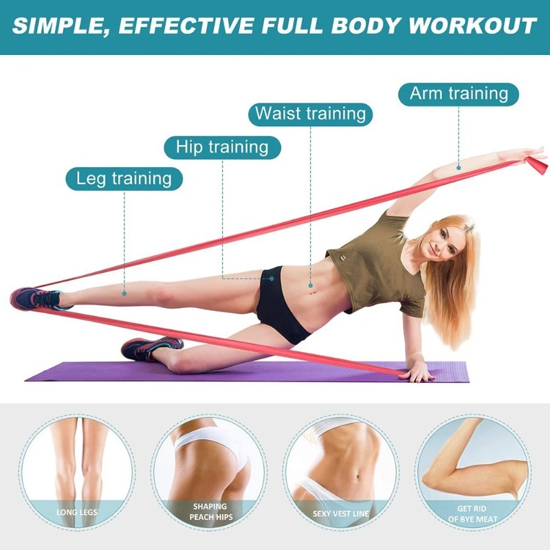 천연 라텍스 저항 밴드, 요가 필라테스 홈짐 피트니스  - Yoga Fitness Resistance Band 리뷰 및 가격