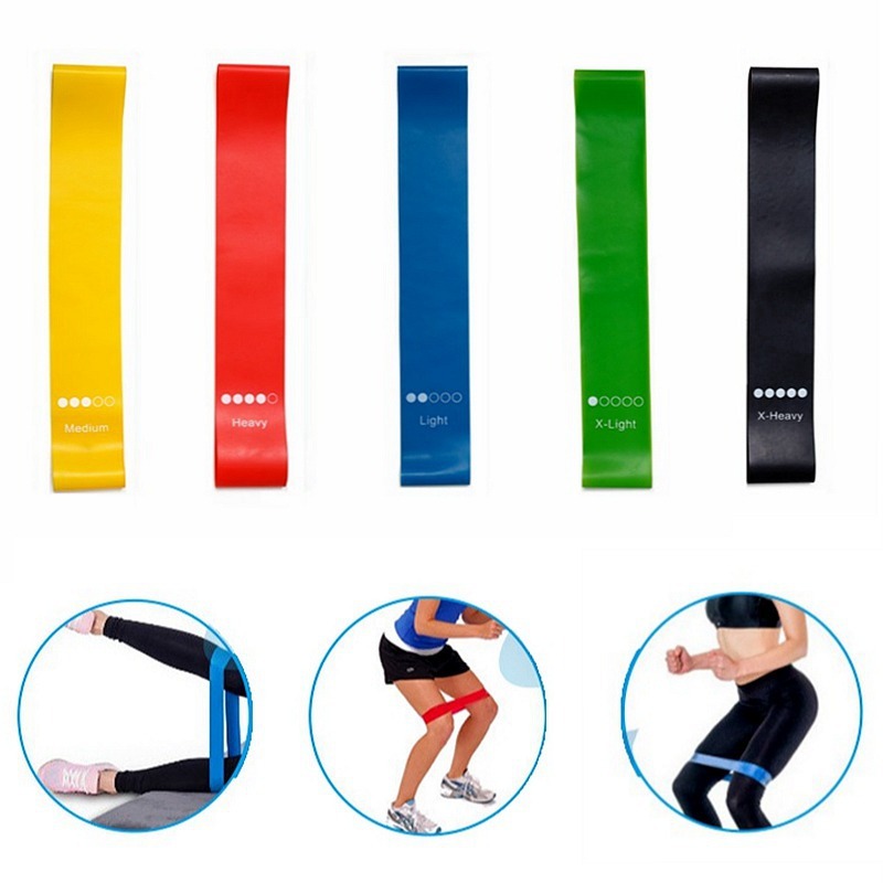 다양한 강도(5단계)를 갖춘 일반적인 TPE 저항 밴드 - Yoga Fitness Resistance Band 리뷰 및 가격