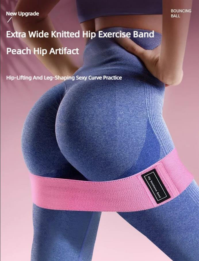 3개 세트 패브릭 저항 힙 부티 밴드, 엉덩이 허벅지  - Yoga Fitness Resistance Band 리뷰 및 가격