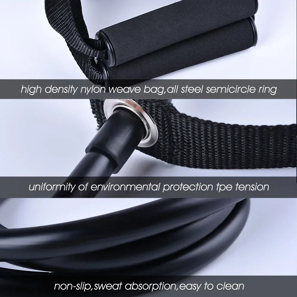 손잡이가 있는 저항 밴드 풀 로프 디자인 튜브 밴드 형 - Yoga Fitness Resistance Band 리뷰 및 가격